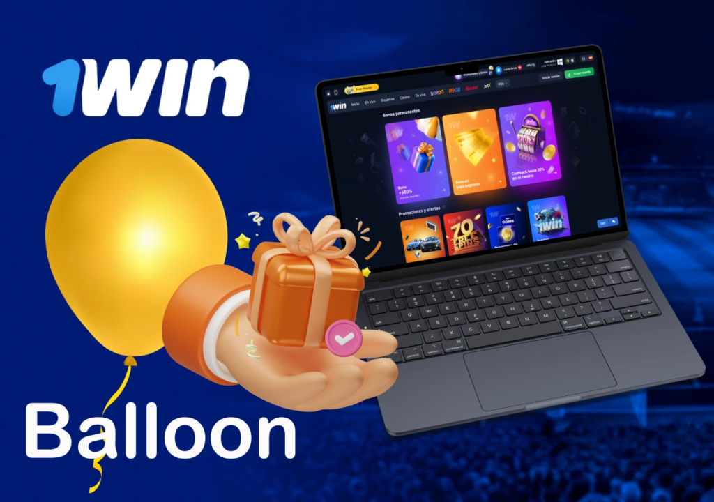 Registro en 1win balloon app